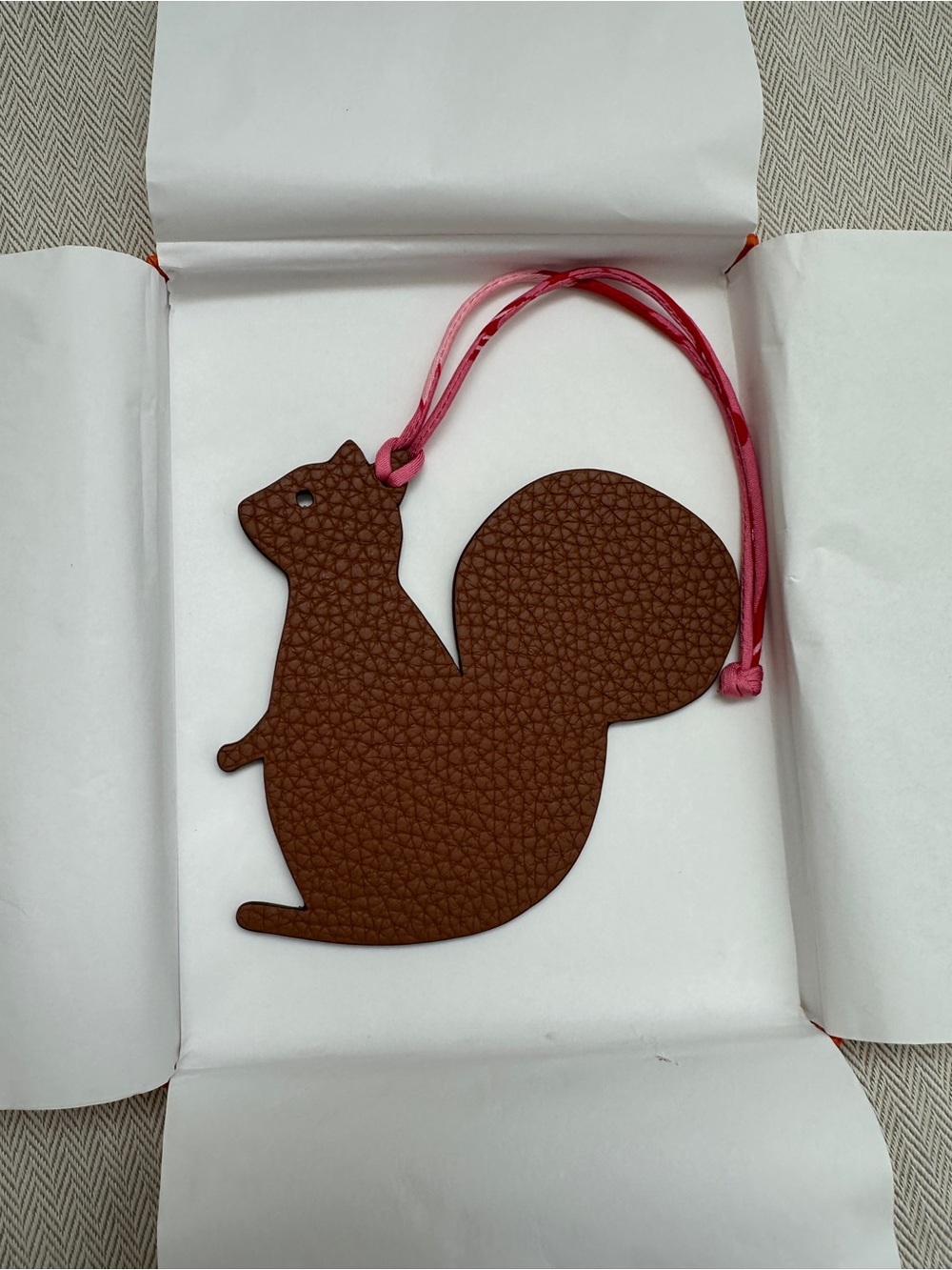 Hermes Petit H Squirrel Charm
